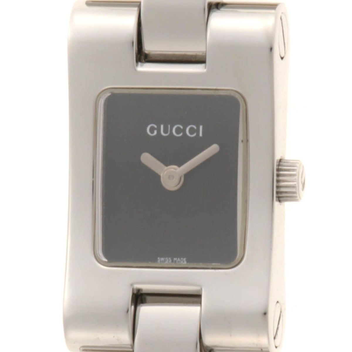 Gucci Watch Stainless Steel Black Dial Quartz