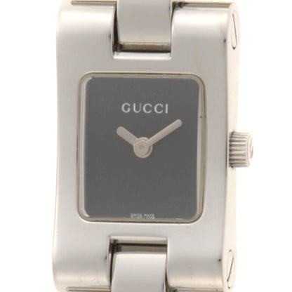 Gucci Watch Stainless Steel Black Dial Quartz