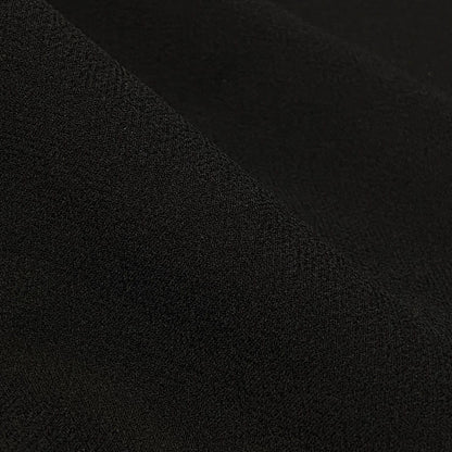 Chanel Dress Vintage Gold Button Chiffon Black Silk 38 — view 7