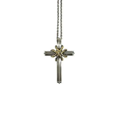 Tiffany & Co Signature Cross Necklace Silver Pendant — view 4