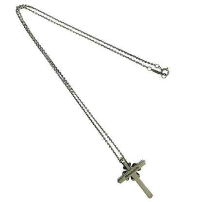 Tiffany & Co Signature Cross Necklace Silver Pendant — view 6