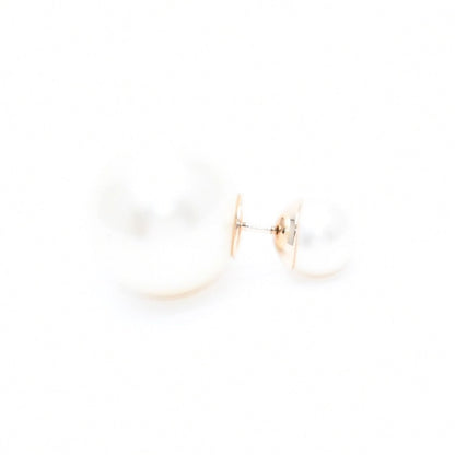 Dior Tribal Faux Pearl Stud Earrings Metal — view 6