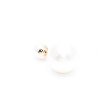 Dior Tribal Faux Pearl Stud Earrings Metal — view 4