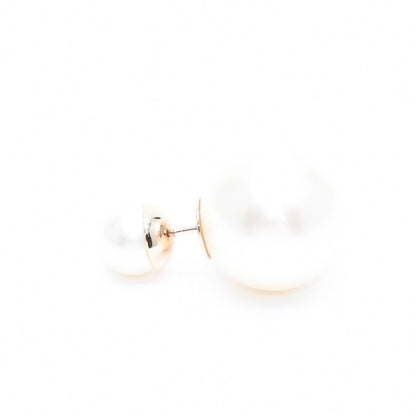Dior Tribal Faux Pearl Stud Earrings Metal — view 5