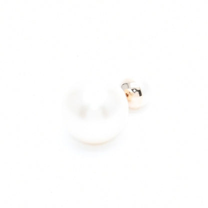 Dior Tribal Faux Pearl Stud Earrings Metal — view 3