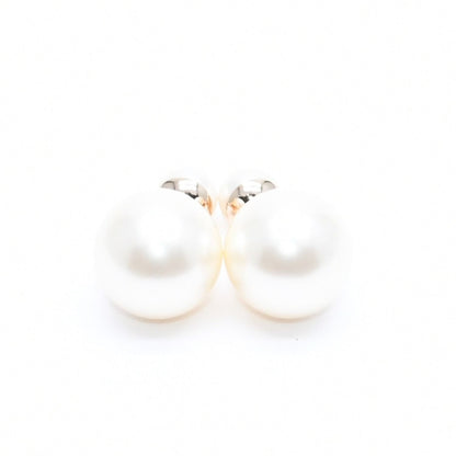 Dior Tribal Faux Pearl Stud Earrings Metal — view 2