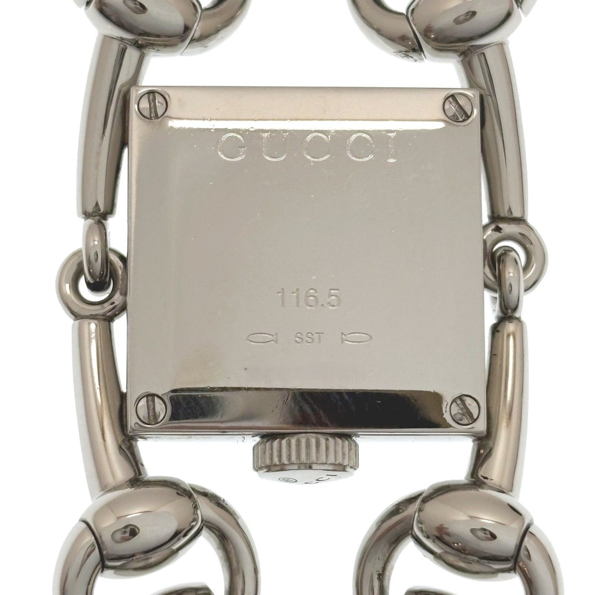 Gucci Signoria Diamond Bezel 116.5 Watch Stainless Steel White Shell Dial Quartz — view 5