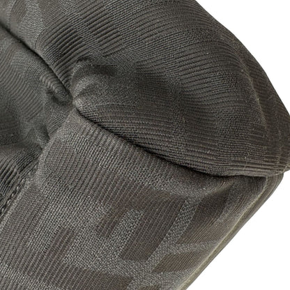 Fendi Zucca Tote Bag Canvas Leather Black — view 4
