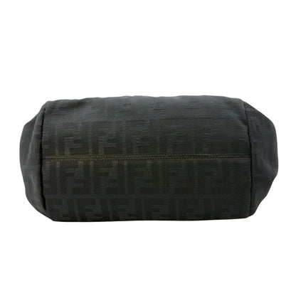 Fendi Zucca Tote Bag Canvas Leather Black — view 3