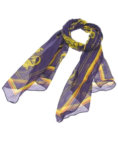 Hermes Bandana Scarf Purple