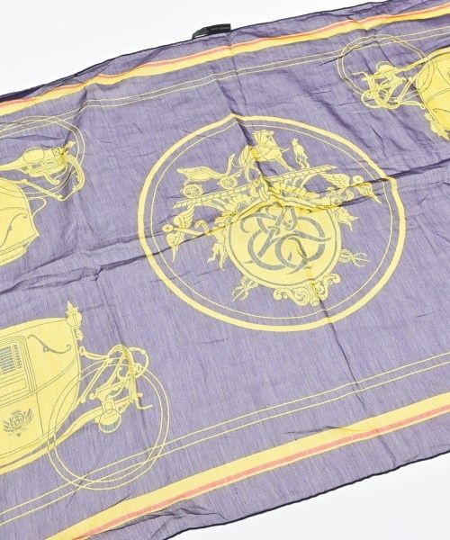 Hermes Bandana Scarf Purple — view 3