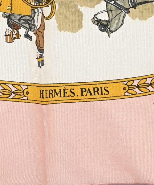 Hermes Bandana Scarf Beige — view 4
