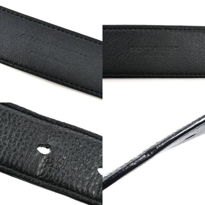 Saint Laurent Cassandra Belt Black — view 5