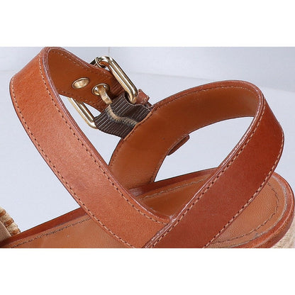 Louis Vuitton Monogram Jacquard Boundary Line Straw Jute Platform Wedge Sole — view 8