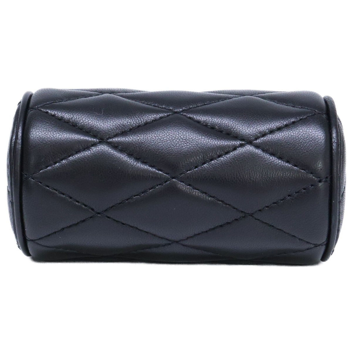 Saint Laurent Paris Lambskin Sado Micro Tube Chain — view 5