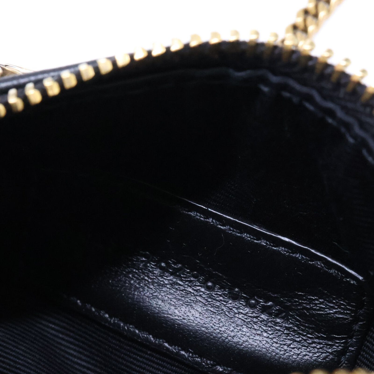 Saint Laurent Paris Lambskin Sado Micro Tube Chain — view 6