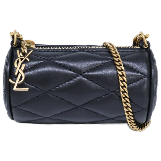 Saint Laurent Paris Lambskin Sado Micro Tube Chain