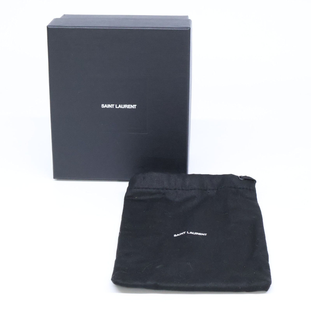 Saint Laurent Paris Lambskin Sado Micro Tube Chain — view 8