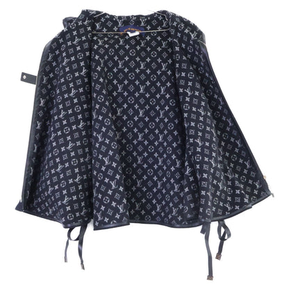 Louis Vuitton Lining Monogram Silk Blend Wool Hoody Cape 40 — view 4