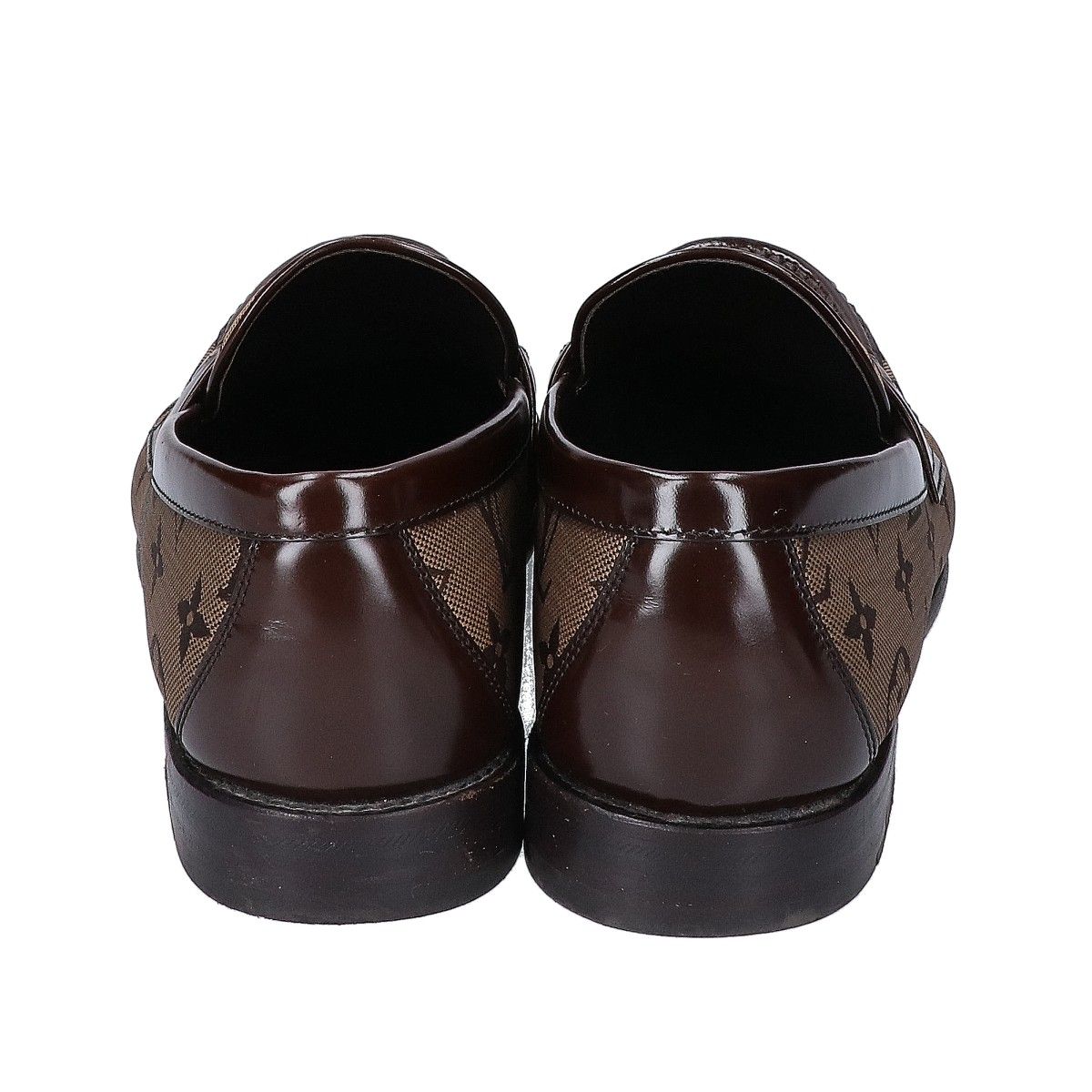 Louis Vuitton Monogram Jacquard Leather Major Line Loafers 7.5 — view 3