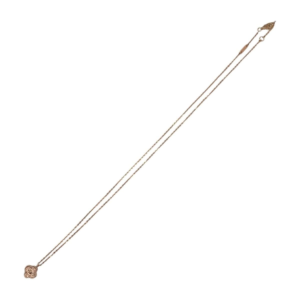 Van Cleef & Arpels Necklace Suit Alhambra Pendant Rose Gold&arpels — view 5