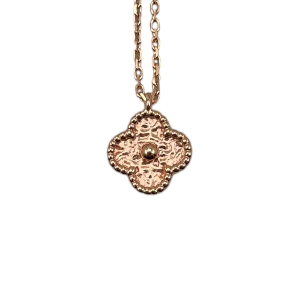 Van Cleef & Arpels Necklace Suit Alhambra Pendant Rose Gold&arpels — view 3