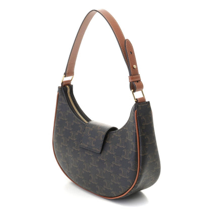 Celine Medium Ava Triomphe Bag Tan Calfskin Shoulder — view 2