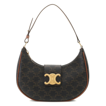 Celine Medium Ava Triomphe Bag Tan Calfskin Shoulder