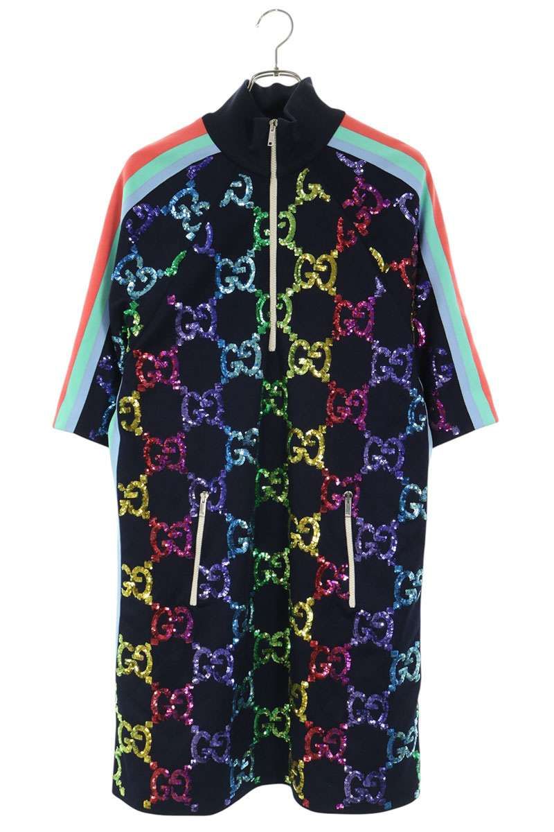 Gucci GG Multicolor Sequin Dress