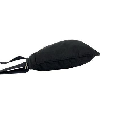 Prada Tessuto Pocono Nylon Shoulder Bag Pochette Crossbody Black — view 5