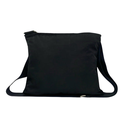 Prada Tessuto Pocono Nylon Shoulder Bag Pochette Crossbody Black — view 3