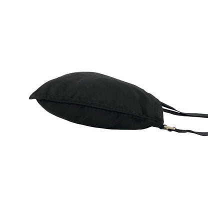Prada Tessuto Pocono Nylon Shoulder Bag Pochette Crossbody Black — view 6
