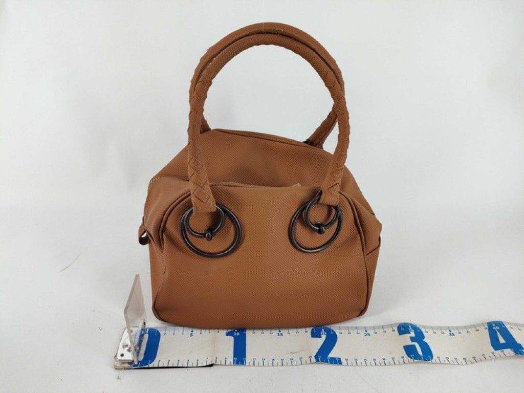 Bottega Veneta Marco Polo Brown Mini Boston Bag — view 2
