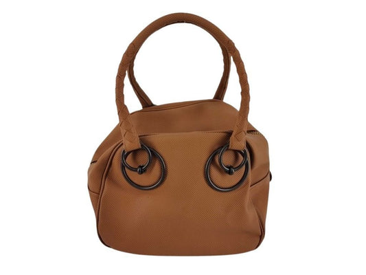 Bottega Veneta Marco Polo Brown Mini Boston Bag