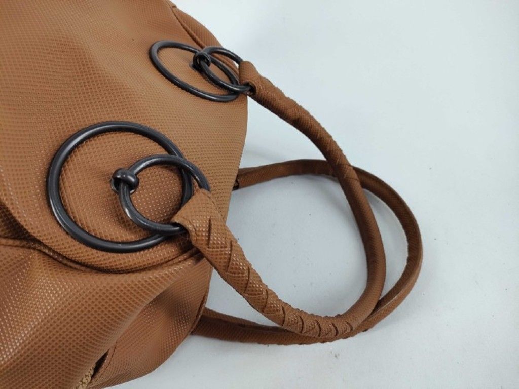 Bottega Veneta Marco Polo Brown Mini Boston Bag — view 3
