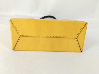 Fendi Handbag Small Shopping Bag Yellow Leather 2-Way — view 3