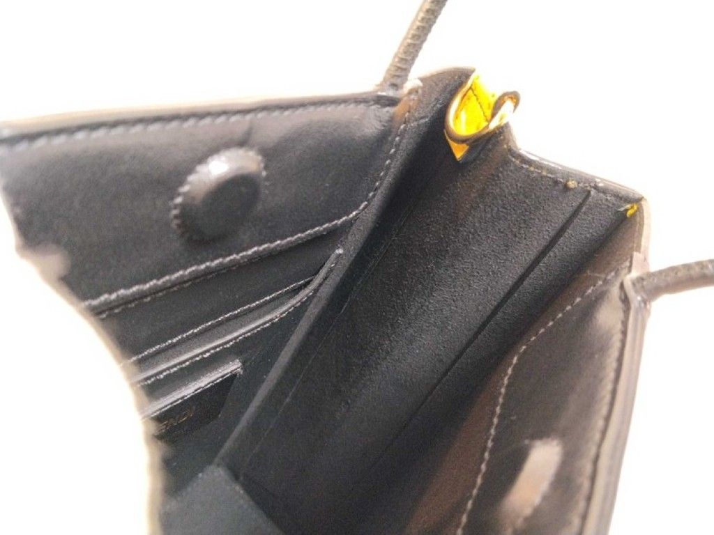 Fendi Handbag Small Shopping Bag Yellow Leather 2-Way — view 8
