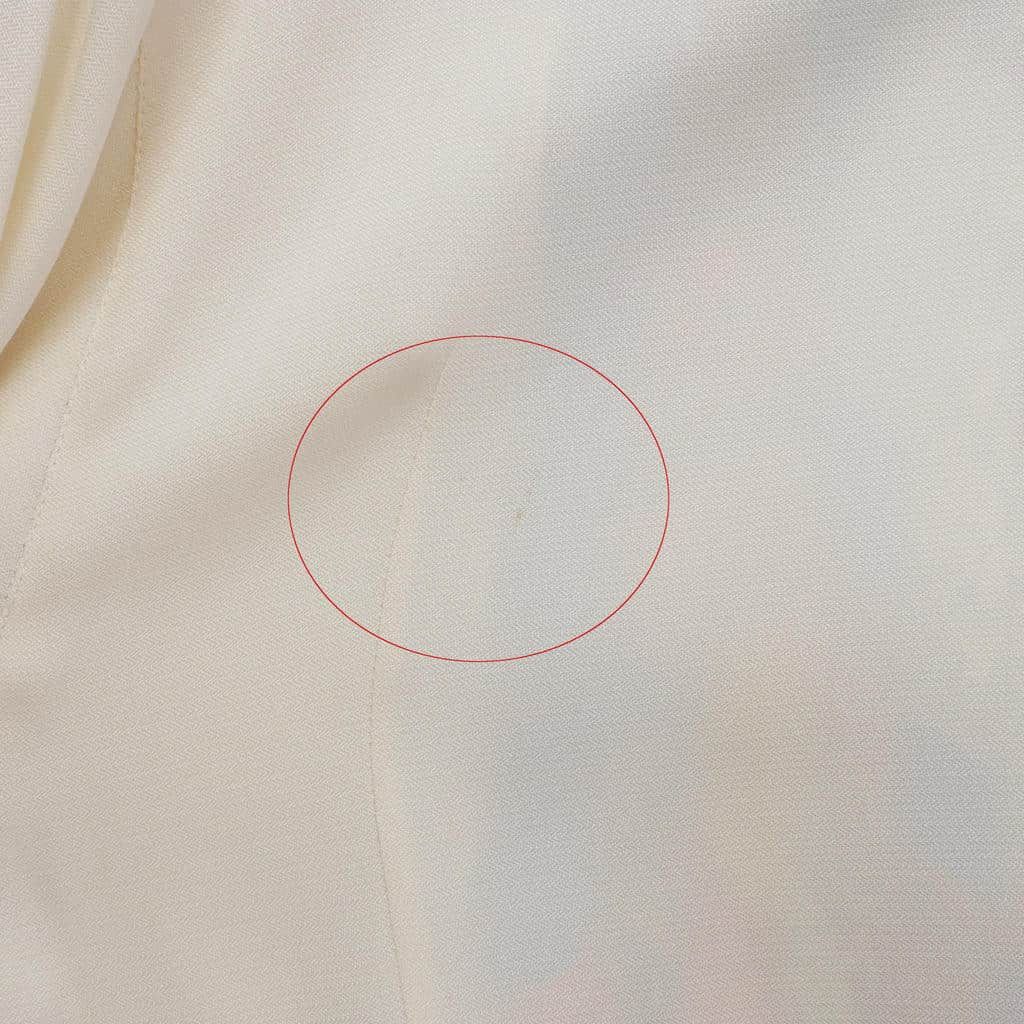 Hermes Vintage Prayer in the Wind Pleated Silk Shirt Blouse Sellier Buttons — view 6