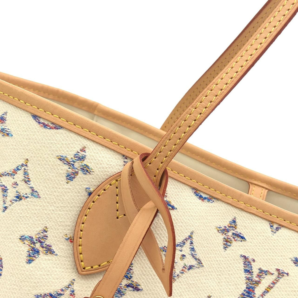 Louis Vuitton Monogram Jacquard Twill Neverfull MM Bag — view 3