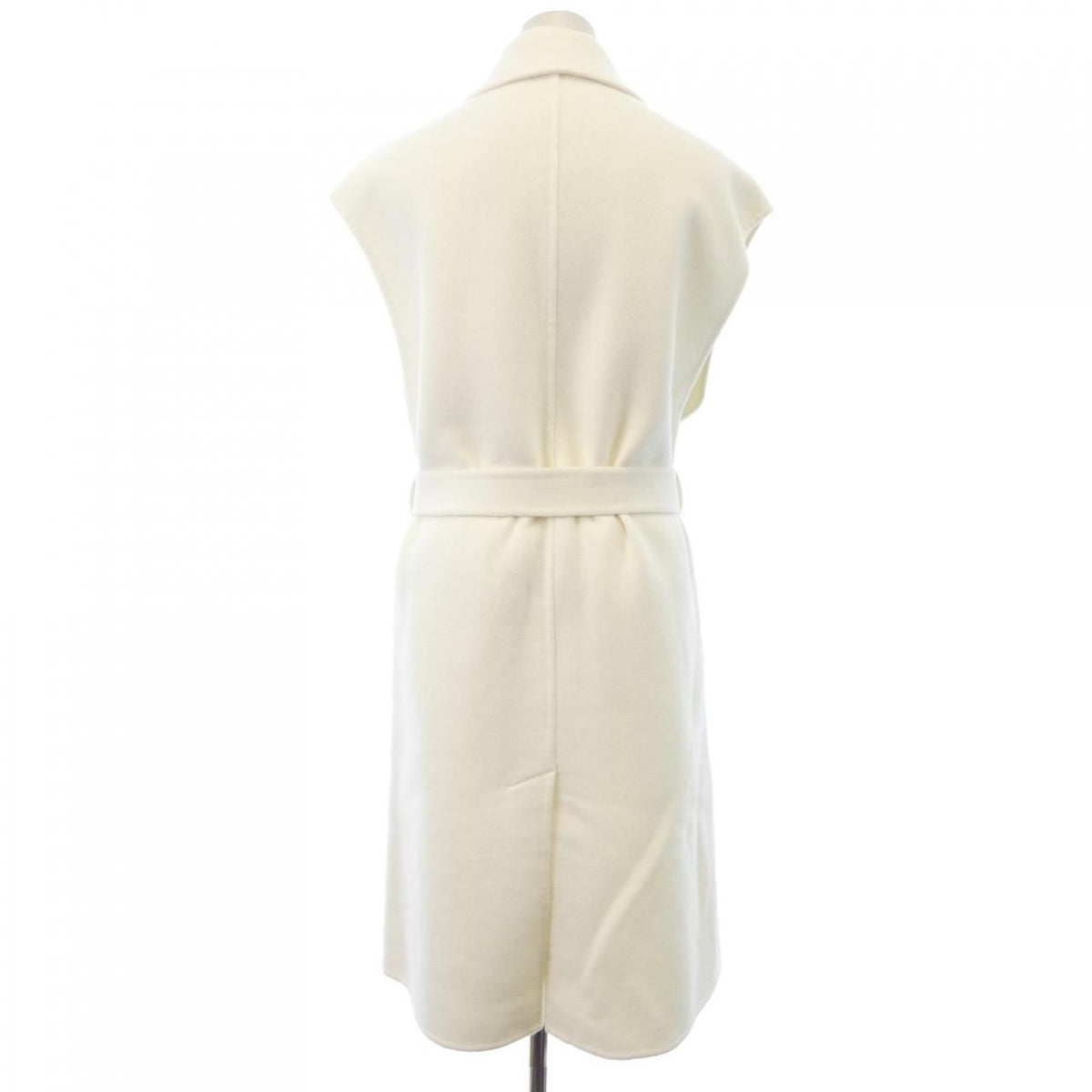 Hermes Clou de Selle Lambskin Button Double Face Long Vest — view 2