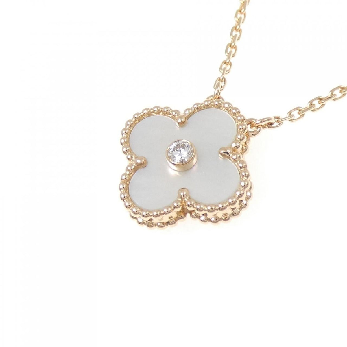 Van Cleef & Arpels Vintage Alhambra Necklace — view 3