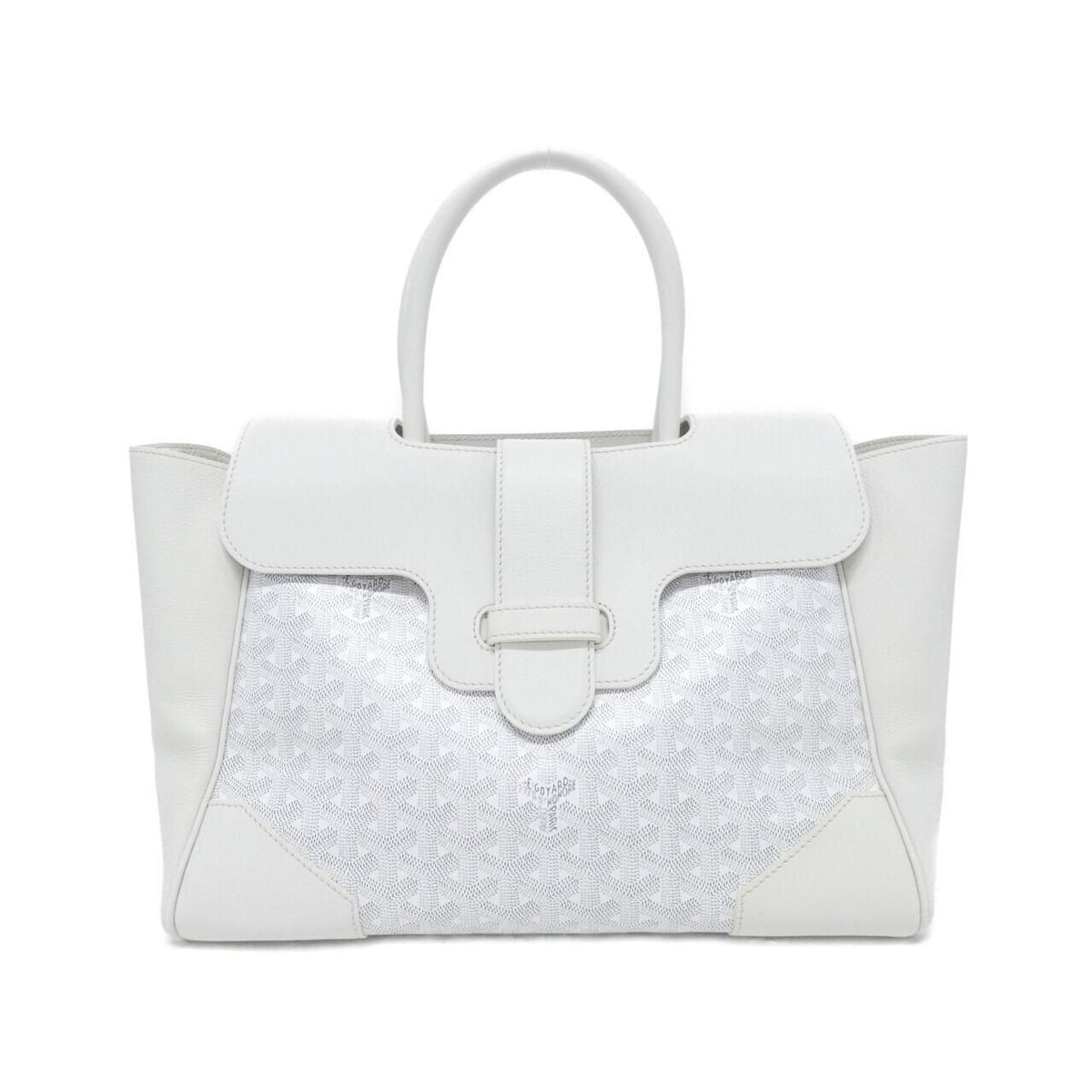 Goyard Saigon Tote Bag White