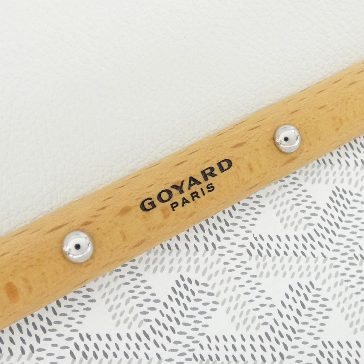 Goyard Saigon Tote Bag White — view 4