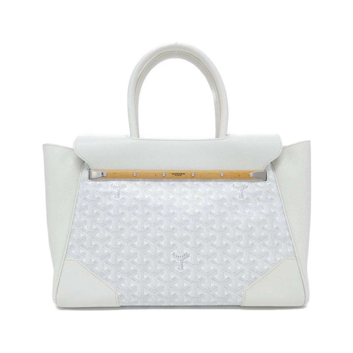 Goyard Saigon Tote Bag White — view 2