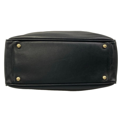 Chanel Tote Bag Camellia Black White Leather — view 5