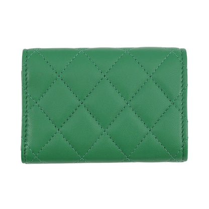 Chanel Trifold Wallet Quilted CC Logo Classic Small Flap — view 3