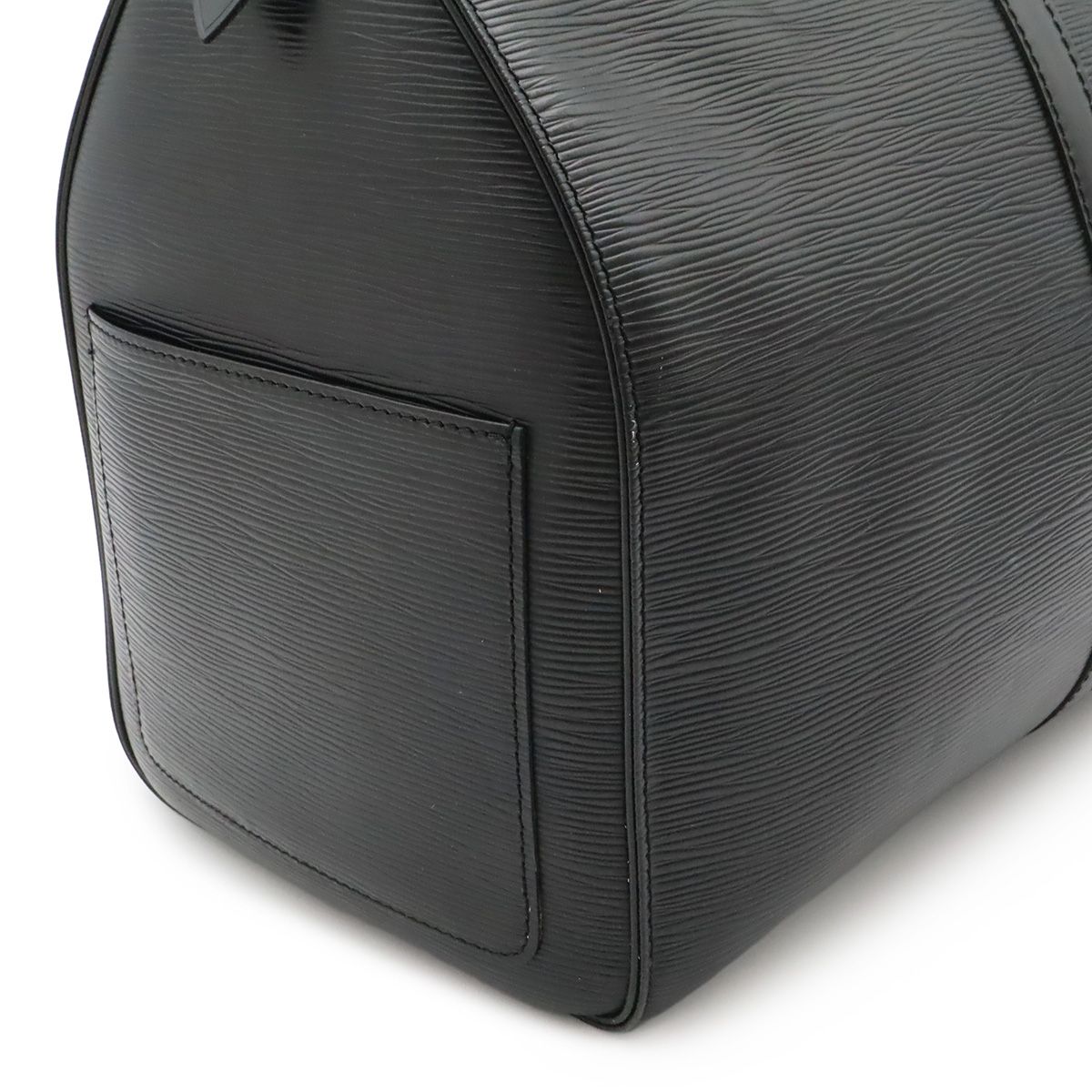 Louis Vuitton Purse Leather Noir Black Gold for Epi Keepall 45 Boston Bag — view 7
