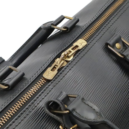 Louis Vuitton Purse Leather Noir Black Gold for Epi Keepall 45 Boston Bag — view 5