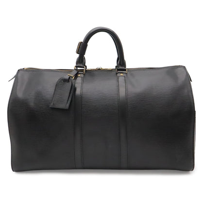 Louis Vuitton Purse Leather Noir Black Gold for Epi Keepall 45 Boston Bag