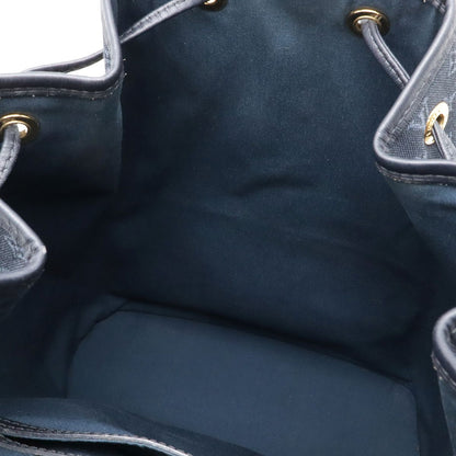 Louis Vuitton Monogram Mini Montsouris GM Backpack Shoulder Bag Blue Navy — view 6